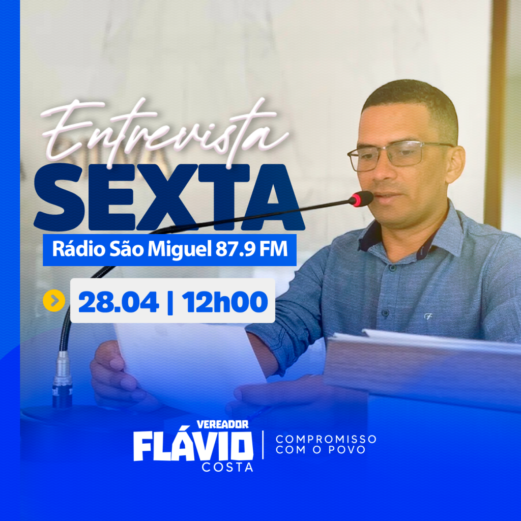 Entrevista na Rádio São Miguel FM