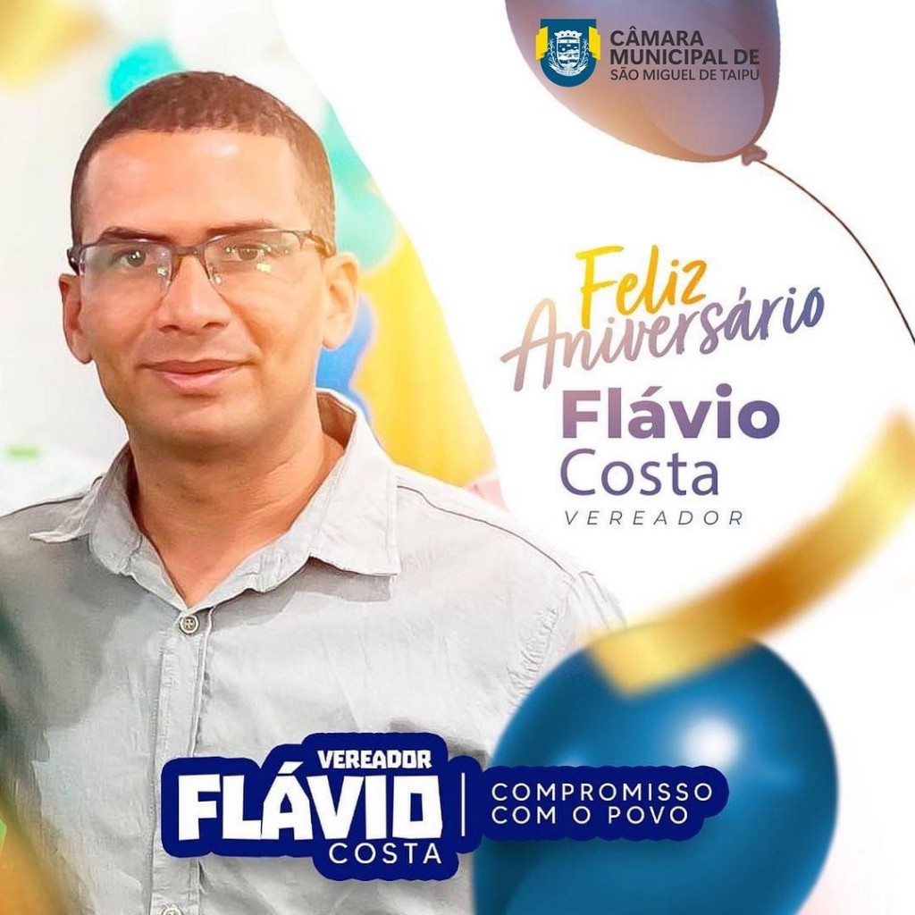 Parabéns Vereador Flávio